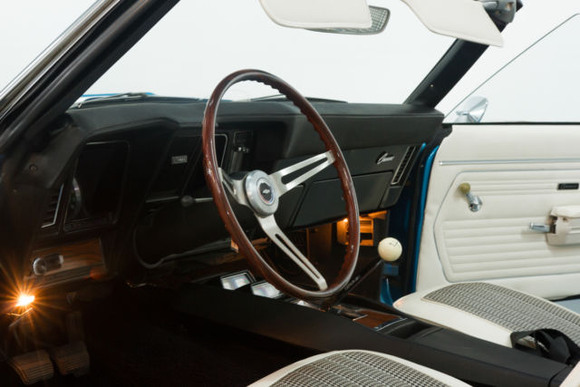 1969 Blue Chevrolet Camaro Convertible