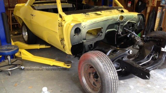 1969 Yellow Chevrolet Camaro