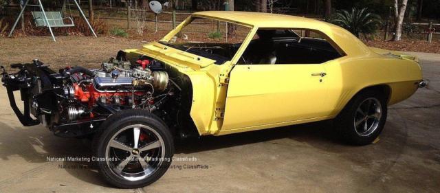 1969 Yellow Chevrolet Camaro