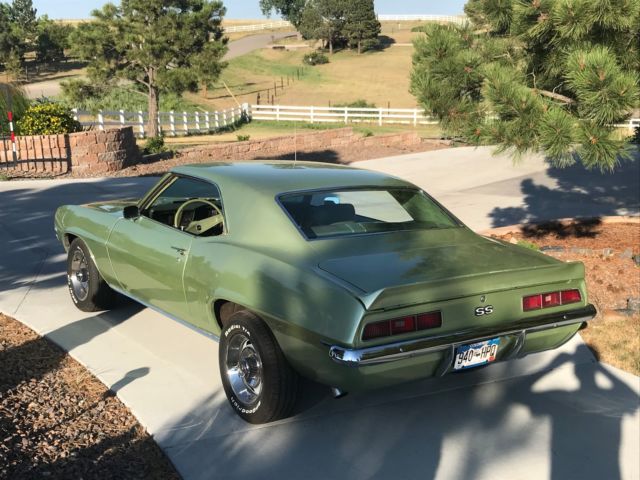 1969 Teal Chevrolet Camaro Coupe