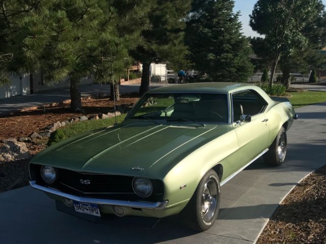 1969 Teal Chevrolet Camaro Coupe