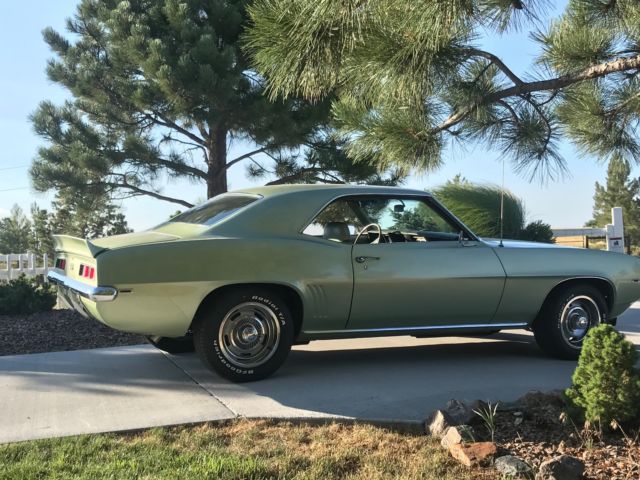 1969 Teal Chevrolet Camaro Coupe