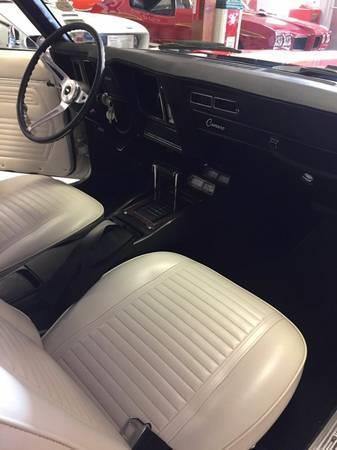 1969 White Chevrolet Camaro Coupe