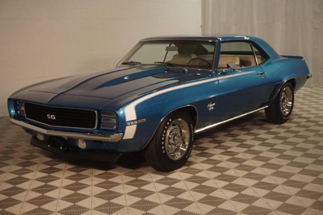 1969 Le Mans Blue Chevrolet Camaro Coupe