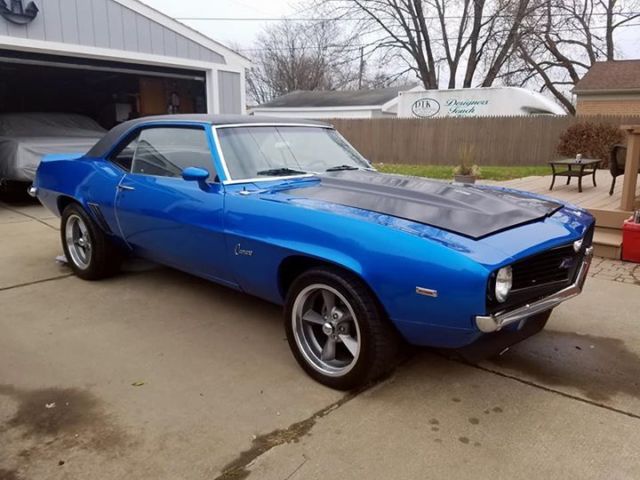 1969 Blue Chevrolet Camaro Coupe