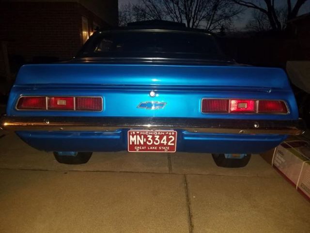 1969 Blue Chevrolet Camaro Coupe