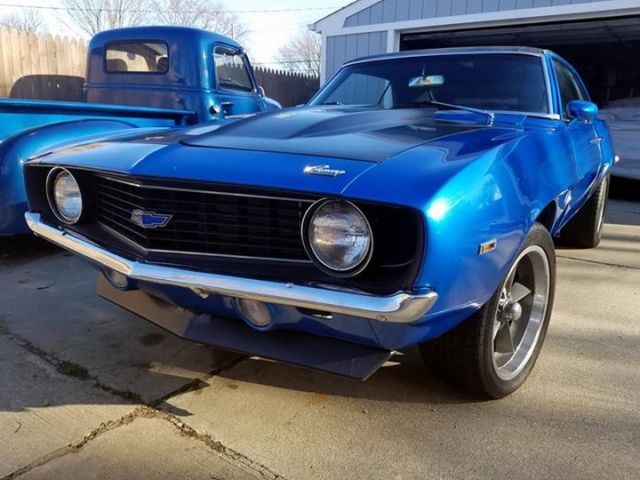 1969 Blue Chevrolet Camaro Coupe