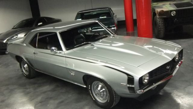 1969 Silver Chevrolet Camaro Coupe