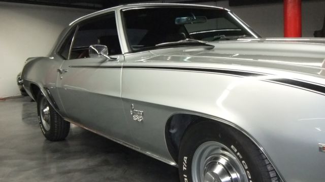 1969 Silver Chevrolet Camaro Coupe