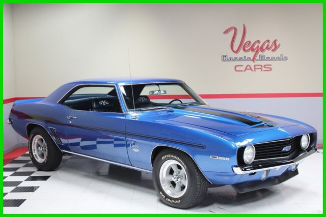 1969 Blue Chevrolet Camaro
