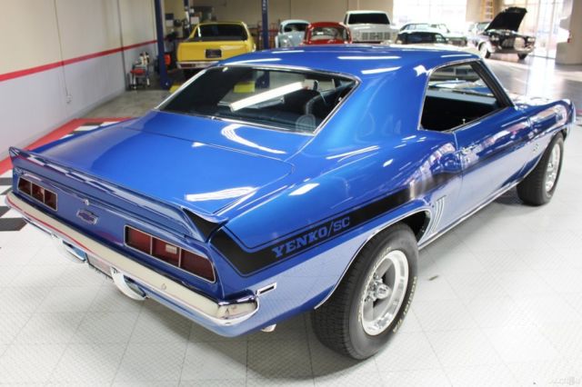 1969 Blue Chevrolet Camaro