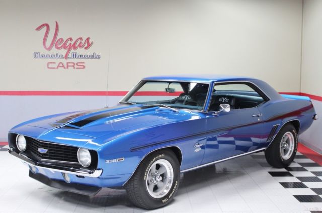 1969 Blue Chevrolet Camaro