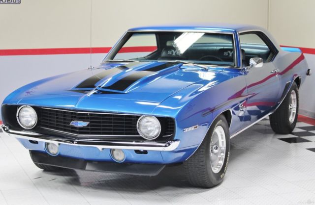 1969 Blue Chevrolet Camaro