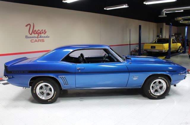 1969 Blue Chevrolet Camaro