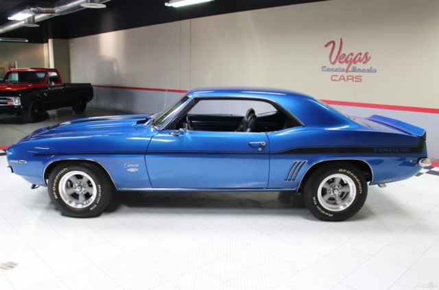 1969 Blue Chevrolet Camaro