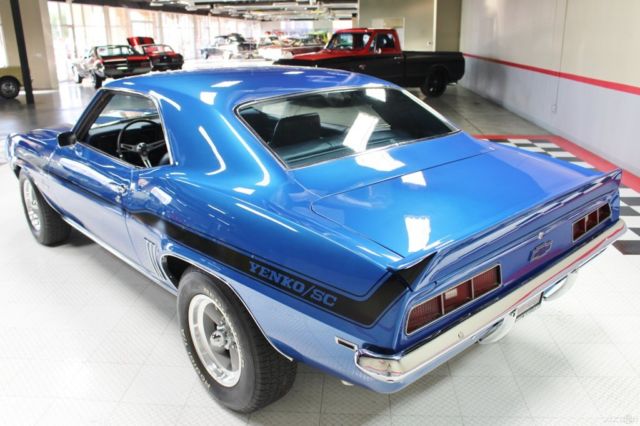 1969 Blue Chevrolet Camaro