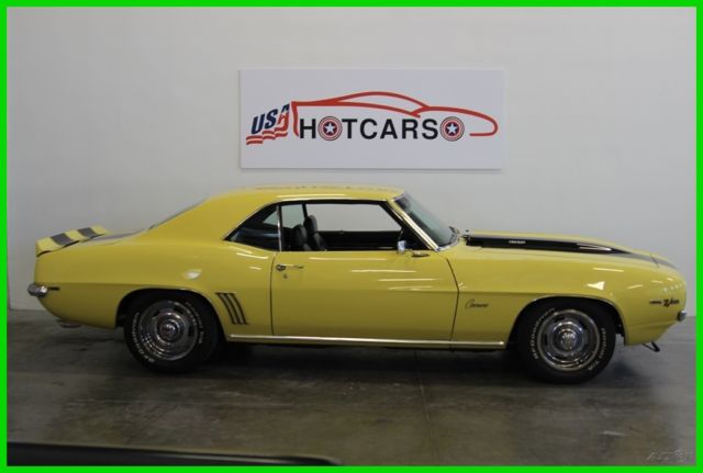 1969 Yellow Chevrolet Camaro Coupe