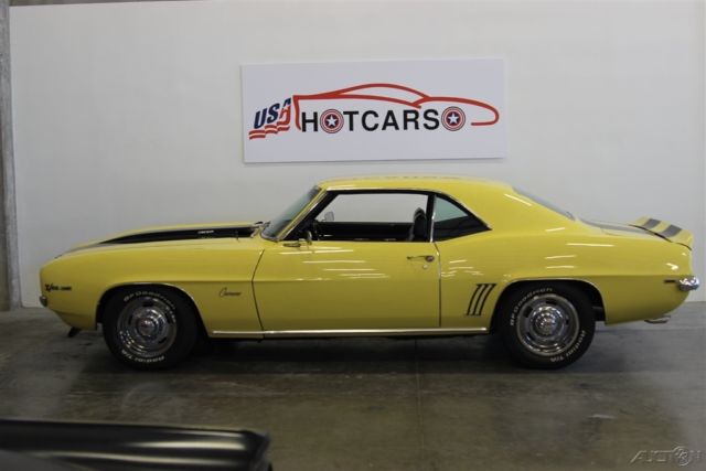 1969 Yellow Chevrolet Camaro Coupe