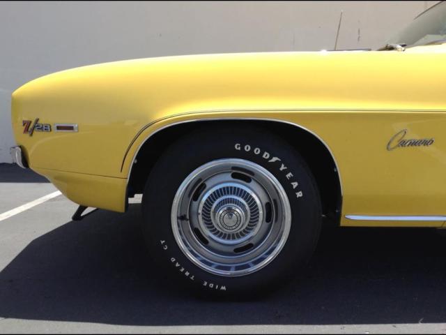 1969 Yellow Chevrolet Camaro Coupe