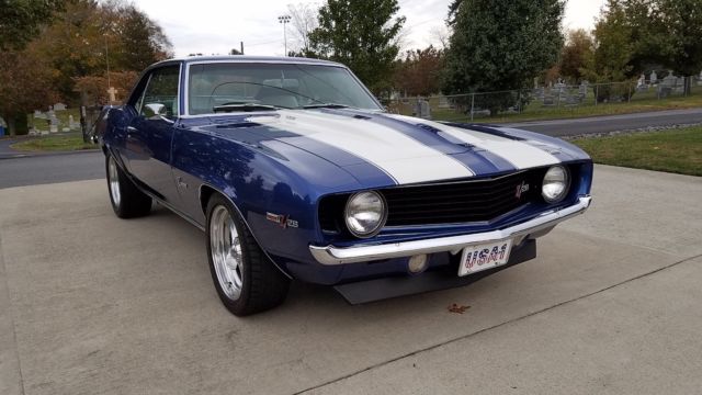 1969 Blue Chevrolet Camaro Coupe