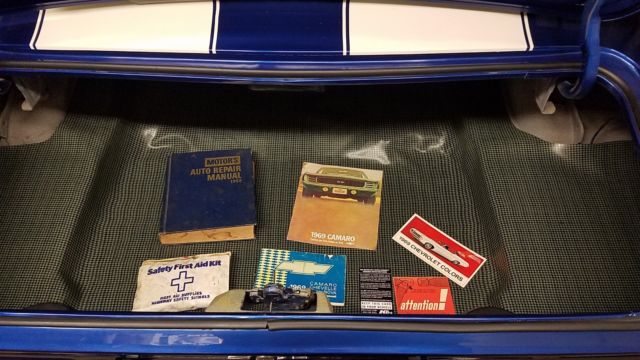 1969 Blue Chevrolet Camaro Coupe