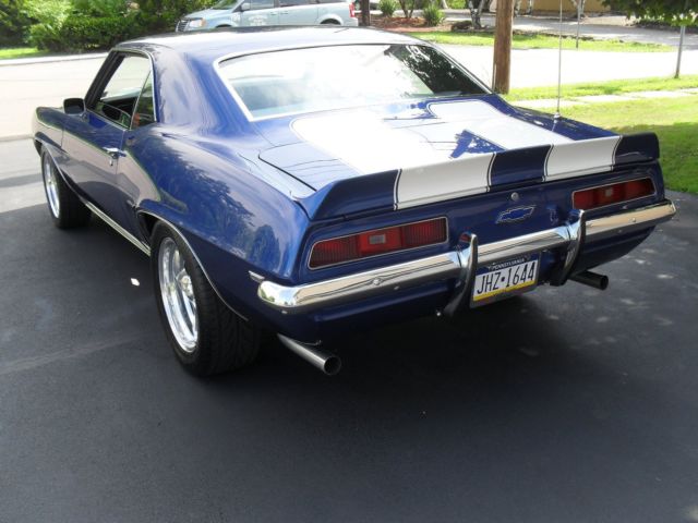 1969 Blue Chevrolet Camaro Coupe