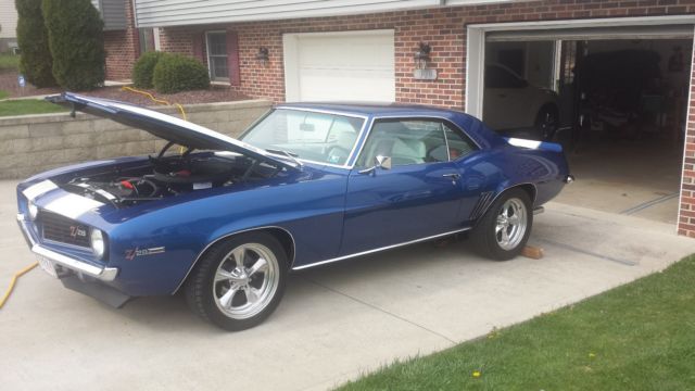 1969 Blue Chevrolet Camaro Coupe