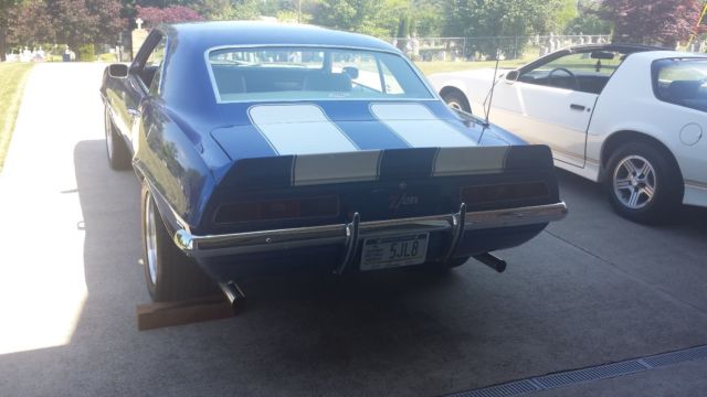 1969 Blue Chevrolet Camaro Coupe