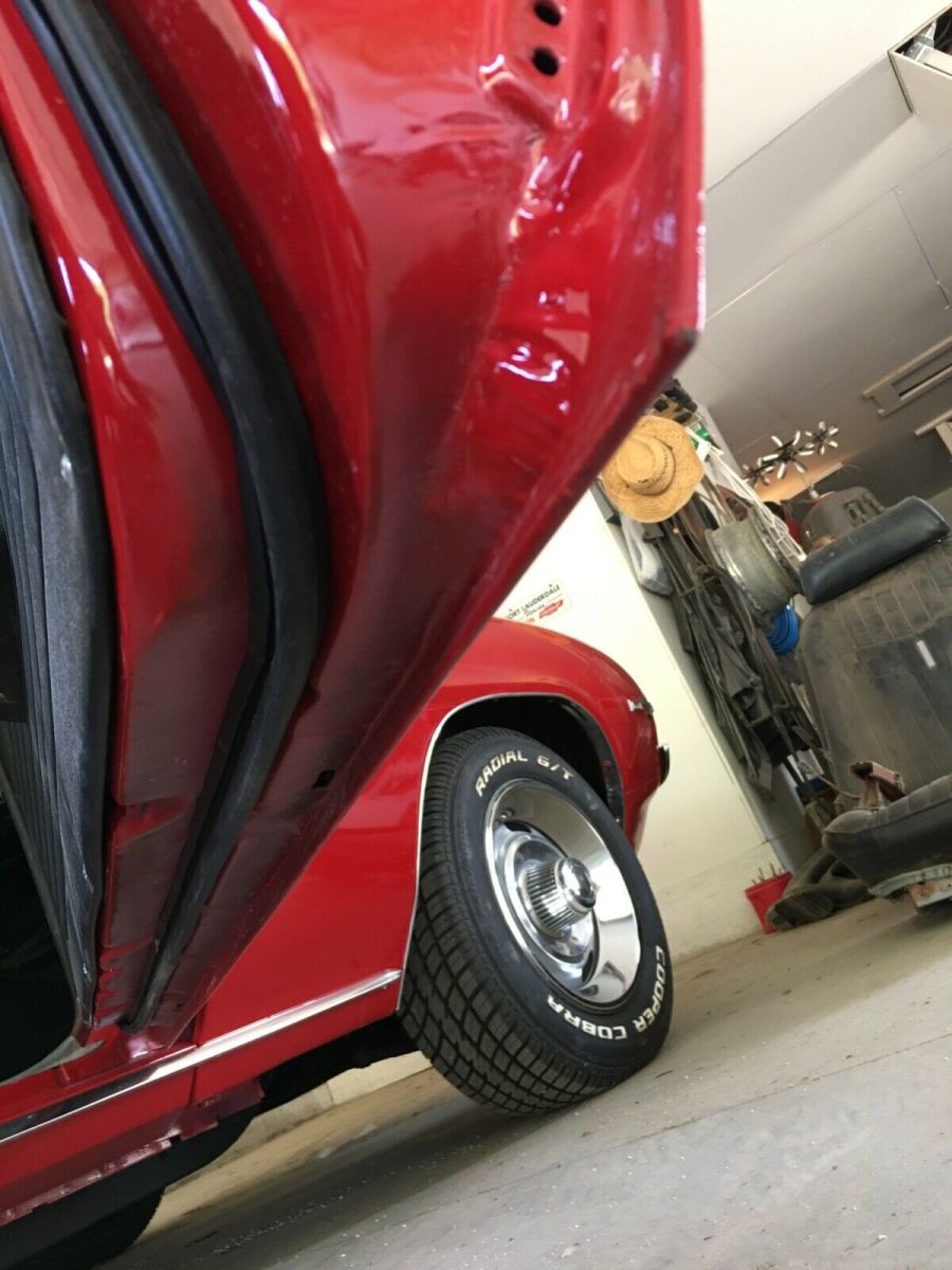 1969 Red Chevrolet Camaro Coupe