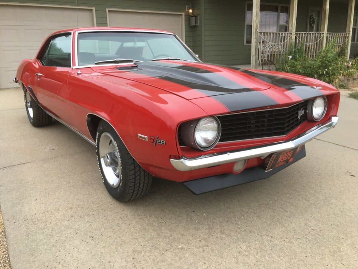 1969 Red Chevrolet Camaro Coupe