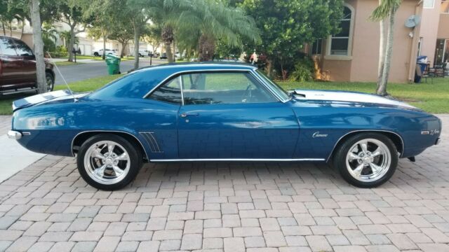 1969 Blue Chevrolet Camaro Coupe