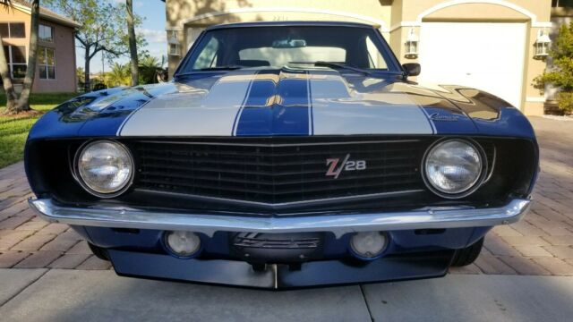 1969 Blue Chevrolet Camaro Coupe