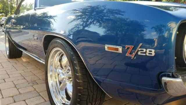 1969 Blue Chevrolet Camaro Coupe