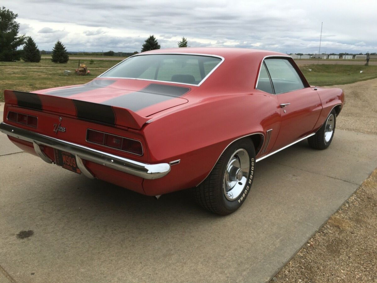 1969 Red Chevrolet Camaro Coupe