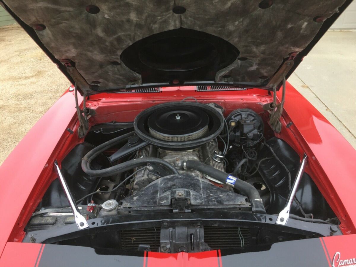 1969 Red Chevrolet Camaro Coupe