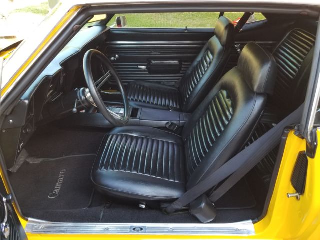 1969 Yellow Chevrolet Camaro Coupe