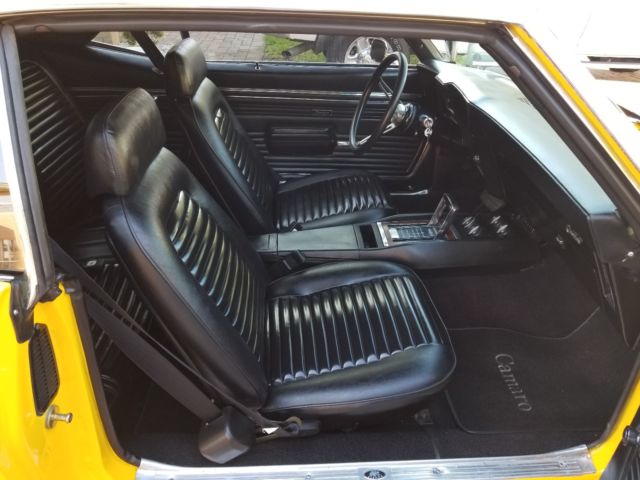 1969 Yellow Chevrolet Camaro Coupe