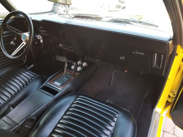 1969 Yellow Chevrolet Camaro Coupe