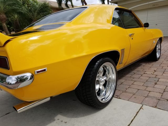 1969 Yellow Chevrolet Camaro Coupe