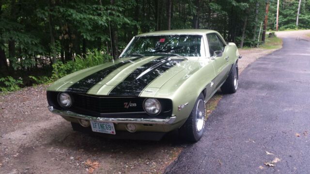 1969 Green Chevrolet Camaro Coupe