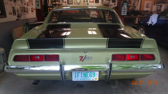 1969 Green Chevrolet Camaro Coupe