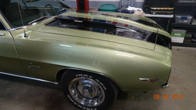 1969 Green Chevrolet Camaro Coupe
