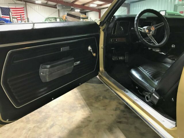 1969 Gold Chevrolet Camaro Coupe