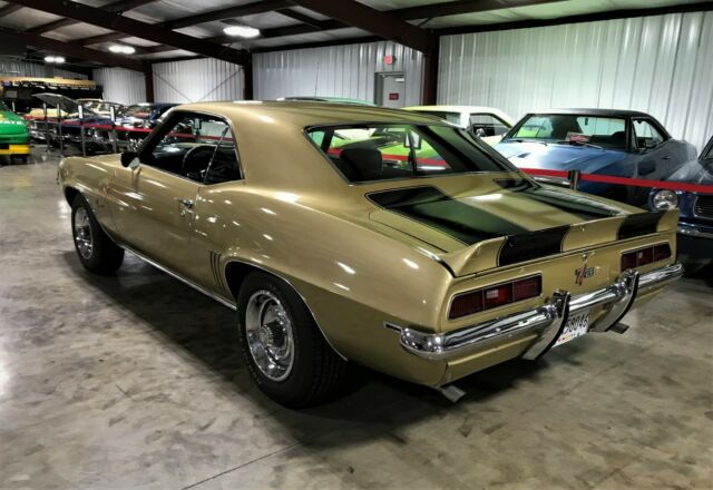 1969 Gold Chevrolet Camaro Coupe