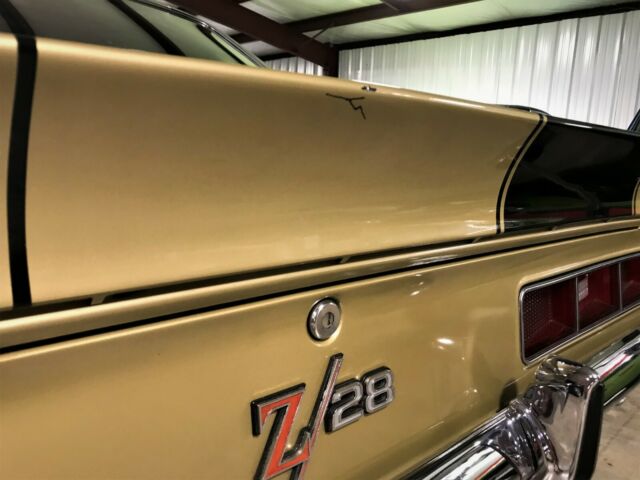 1969 Gold Chevrolet Camaro Coupe