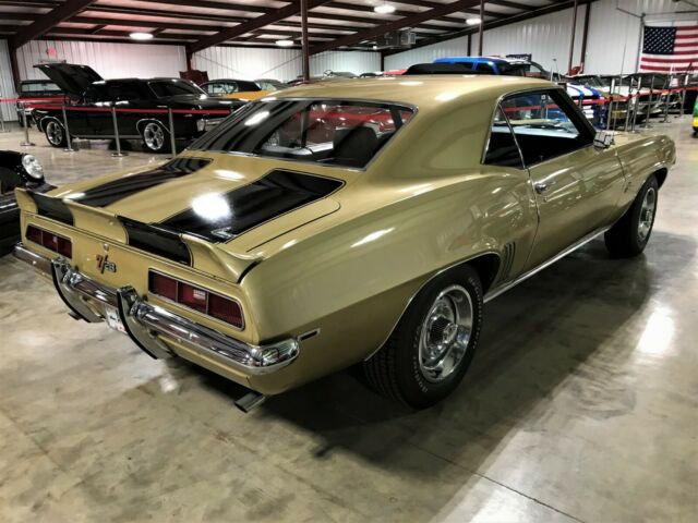 1969 Gold Chevrolet Camaro Coupe