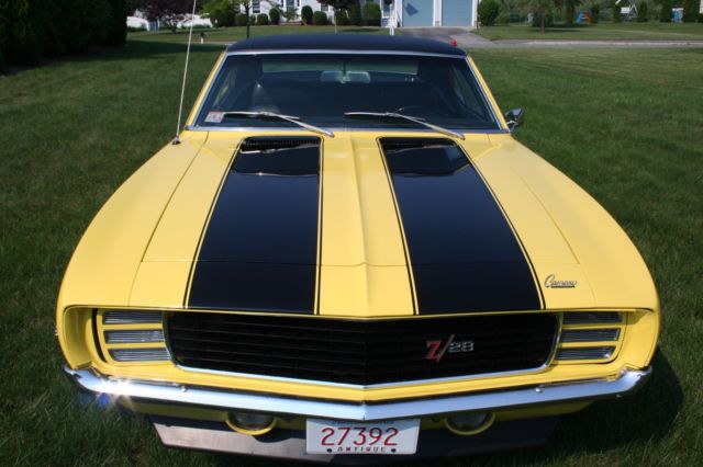 1969 Daytona Yellow Chevrolet Camaro Coupe