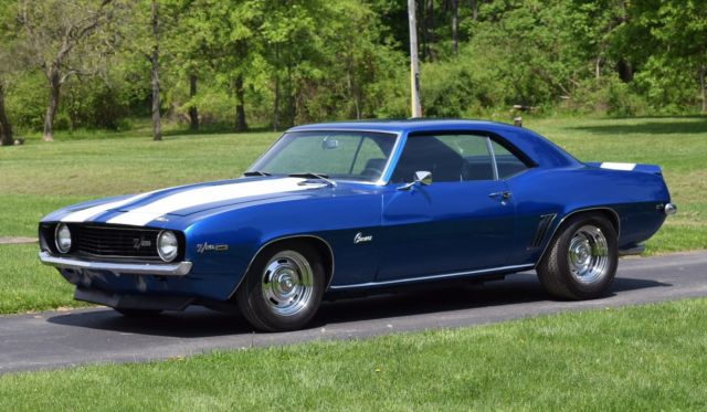 1969 White Chevrolet Camaro Coupe