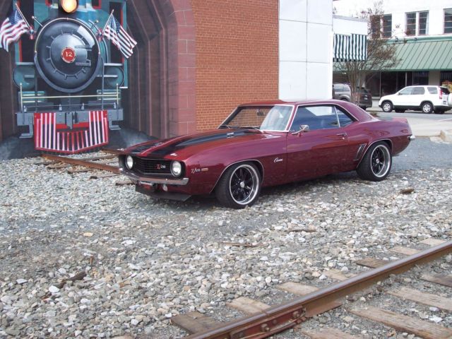 1969 Burgundy Chevrolet Camaro Coupe