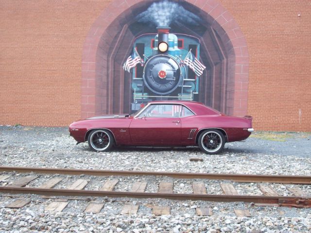 1969 Burgundy Chevrolet Camaro Coupe